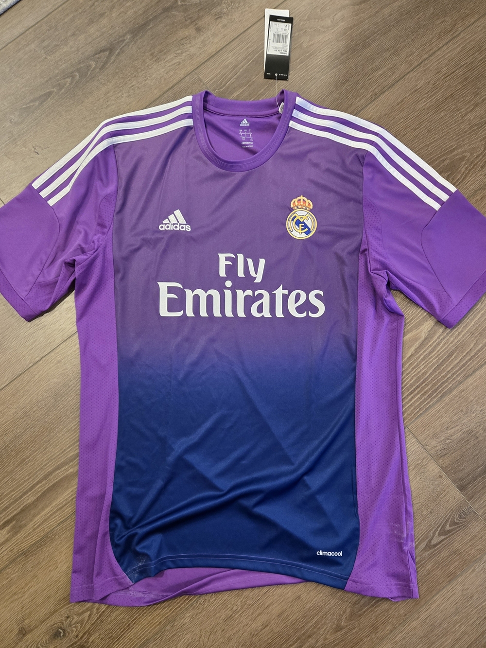 adidas Real Madrid Purple to Navy Gradient Mens Jersey